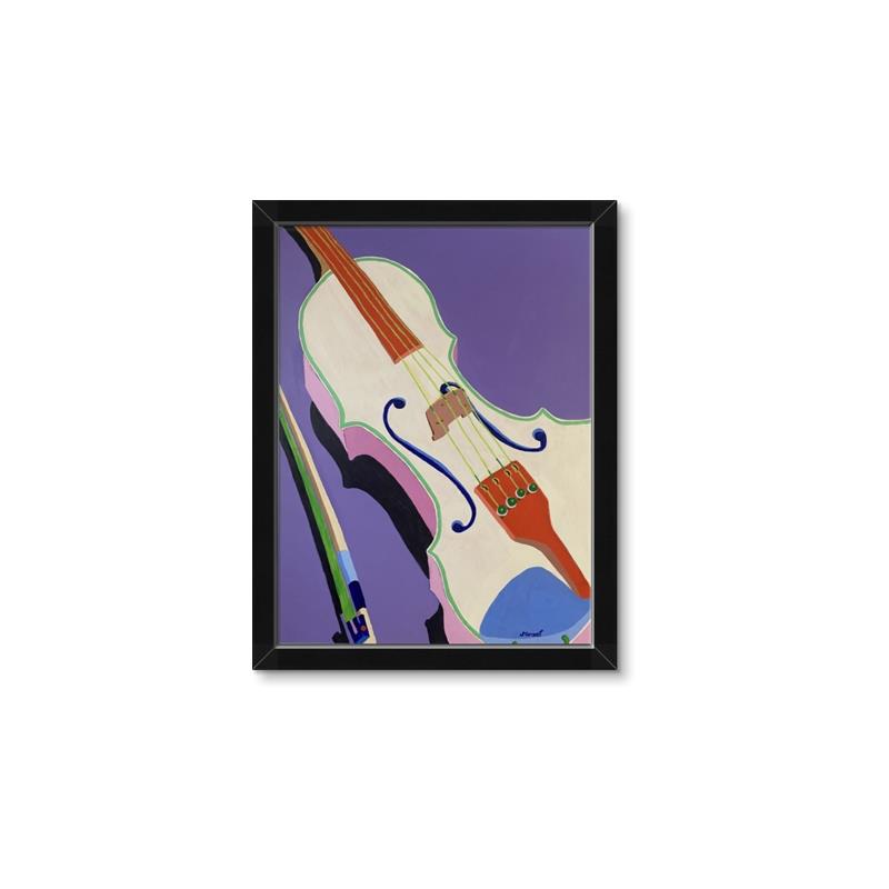 Picture of Retro Style Violin _GroupedProduct_Rectangle_Portrait_Framed_Matted_