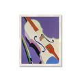 Picture of Retro Style Violin _GroupedProduct_Rectangle_Portrait_Framed_Matted_