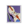 Picture of Retro Style Violin _GroupedProduct_Rectangle_Portrait_Framed_Matted_