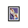 Picture of Retro Style Violin _GroupedProduct_Rectangle_Portrait_Framed_Matted_