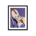 Picture of Retro Style Violin _GroupedProduct_Rectangle_Portrait_Framed_Matted_