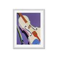Picture of Retro Style Violin _GroupedProduct_Rectangle_Portrait_Framed_Matted_