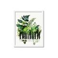 Picture of Piano watercolor Poster _GroupedProduct_Rectangle_Portrait_Framed_Matted_