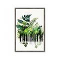Picture of Piano watercolor Poster _GroupedProduct_Rectangle_Portrait_Framed_Matted_