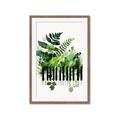 Picture of Piano watercolor Poster _GroupedProduct_Rectangle_Portrait_Framed_Matted_