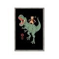 Picture of Catana T-Rex _GroupedProduct_Rectangle_Portrait_Framed_Matted_