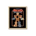 Picture of Robo Neko Cat Poster _GroupedProduct_Rectangle_Portrait_Framed_Matted_