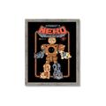 Picture of Robo Neko Cat Poster _GroupedProduct_Rectangle_Portrait_Framed_Matted_