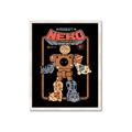 Picture of Robo Neko Cat Poster _GroupedProduct_Rectangle_Portrait_Framed_Matted_