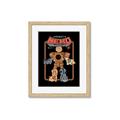 Picture of Robo Neko Cat Poster _GroupedProduct_Rectangle_Portrait_Framed_Matted_