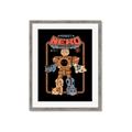 Picture of Robo Neko Cat Poster _GroupedProduct_Rectangle_Portrait_Framed_Matted_