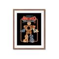 Picture of Robo Neko Cat Poster _GroupedProduct_Rectangle_Portrait_Framed_Matted_