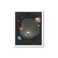 Picture of Abstract Space Poster _GroupedProduct_Rectangle_Portrait_Framed_Matted_