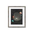 Picture of Abstract Space Poster _GroupedProduct_Rectangle_Portrait_Framed_Matted_