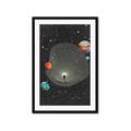 Picture of Abstract Space Poster _GroupedProduct_Rectangle_Portrait_Framed_Matted_