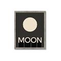 Picture of Moon Typography Poster _GroupedProduct_Rectangle_Portrait_Framed_Matted_