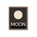 Picture of Moon Typography Poster _GroupedProduct_Rectangle_Portrait_Framed_Matted_