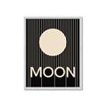 Picture of Moon Typography Poster _GroupedProduct_Rectangle_Portrait_Framed_Matted_