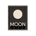 Picture of Moon Typography Poster _GroupedProduct_Rectangle_Portrait_Framed_Matted_