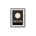Picture of Moon Typography Poster _GroupedProduct_Rectangle_Portrait_Framed_Matted_