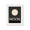 Picture of Moon Typography Poster _GroupedProduct_Rectangle_Portrait_Framed_Matted_
