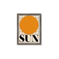 Picture of Sun Typography Poster _GroupedProduct_Rectangle_Portrait_Framed_Matted_