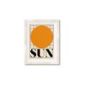 Picture of Sun Typography Poster _GroupedProduct_Rectangle_Portrait_Framed_Matted_