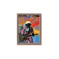 Picture of Retro Spaceman with Guitar Poster _GroupedProduct_Rectangle_Portrait_Framed_Matted_
