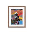 Picture of Retro Spaceman with Guitar Poster _GroupedProduct_Rectangle_Portrait_Framed_Matted_