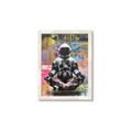 Picture of Retro Spaceman Poster _GroupedProduct_Rectangle_Portrait_Framed_Matted_