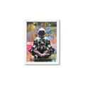 Picture of Retro Spaceman Poster _GroupedProduct_Rectangle_Portrait_Framed_Matted_