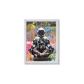 Picture of Retro Spaceman Poster _GroupedProduct_Rectangle_Portrait_Framed_Matted_