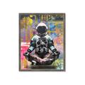 Picture of Retro Spaceman Poster _GroupedProduct_Rectangle_Portrait_Framed_Matted_