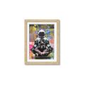 Picture of Retro Spaceman Poster _GroupedProduct_Rectangle_Portrait_Framed_Matted_