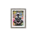 Picture of Retro Spaceman Poster _GroupedProduct_Rectangle_Portrait_Framed_Matted_