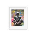 Picture of Retro Spaceman Poster _GroupedProduct_Rectangle_Portrait_Framed_Matted_