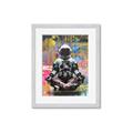 Picture of Retro Spaceman Poster _GroupedProduct_Rectangle_Portrait_Framed_Matted_