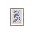Picture of You Have me Hooked Typography Poster _GroupedProduct_Rectangle_Portrait_Framed_Matted_