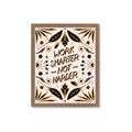 Picture of Work Smarter Not Harder Typography Poster _GroupedProduct_Rectangle_Portrait_Framed_Matted_