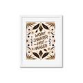 Picture of Work Smarter Not Harder Typography Poster _GroupedProduct_Rectangle_Portrait_Framed_Matted_