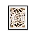 Picture of Work Smarter Not Harder Typography Poster _GroupedProduct_Rectangle_Portrait_Framed_Matted_