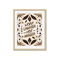 Picture of Work Smarter Not Harder Typography Poster _GroupedProduct_Rectangle_Portrait_Framed_Matted_