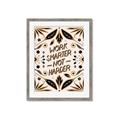 Picture of Work Smarter Not Harder Typography Poster _GroupedProduct_Rectangle_Portrait_Framed_Matted_