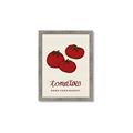 Picture of Food Art - Tomatoes Rome Food Market _GroupedProduct_Rectangle_Portrait_Framed_Matted_