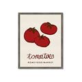 Picture of Food Art - Tomatoes Rome Food Market _GroupedProduct_Rectangle_Portrait_Framed_Matted_