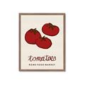 Picture of Food Art - Tomatoes Rome Food Market _GroupedProduct_Rectangle_Portrait_Framed_Matted_