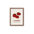 Picture of Food Art - Tomatoes Rome Food Market _GroupedProduct_Rectangle_Portrait_Framed_Matted_