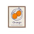 Picture of Food Art - Oranges Valencia Fruit Market _GroupedProduct_Rectangle_Portrait_Framed_Matted_