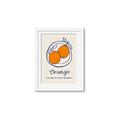 Picture of Food Art - Oranges Valencia Fruit Market _GroupedProduct_Rectangle_Portrait_Framed_Matted_