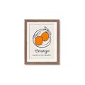Picture of Food Art - Oranges Valencia Fruit Market _GroupedProduct_Rectangle_Portrait_Framed_Matted_
